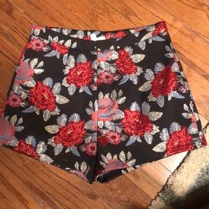Two Piece Rose Short Set